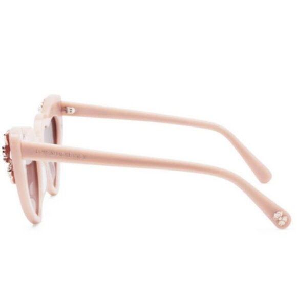 💕LOVESHACKFANCY💕 Amalia Heart Sunglasses ~ Golden Peach NWT - Picture 7 of 16